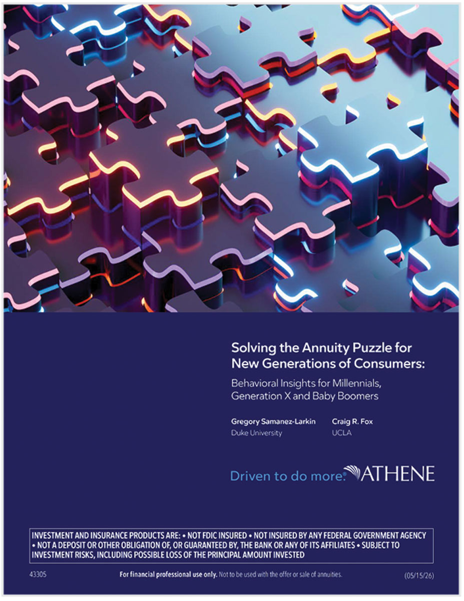 White paper cover for Solving the Annuity Puzzle for New Generations.