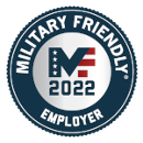 Military Friendly Employer 2022 silver award logo