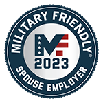 Military Friendly spouse employer 2022 silver award logo